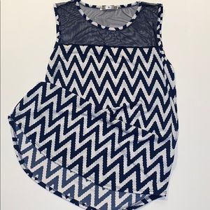 Blue Planet High Low Top